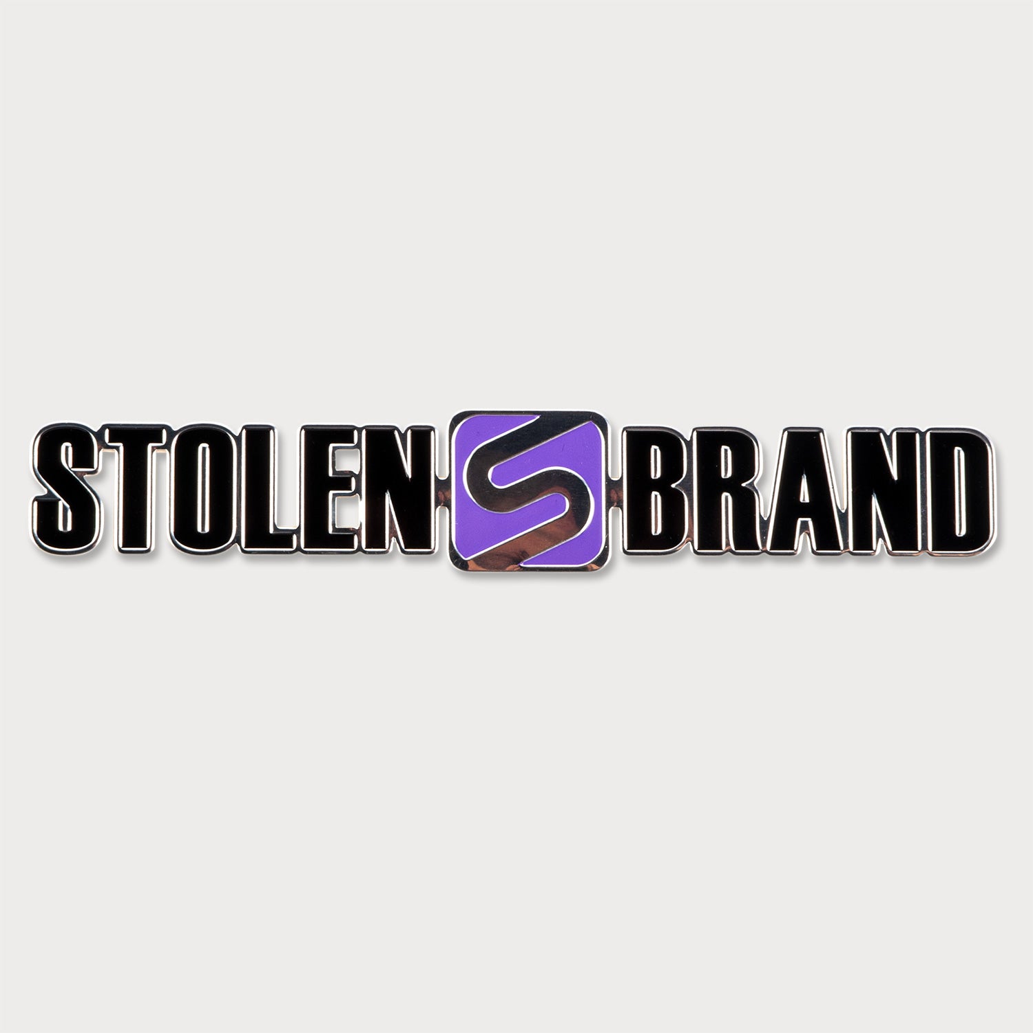 STOLEN BRAND METAL BADGE